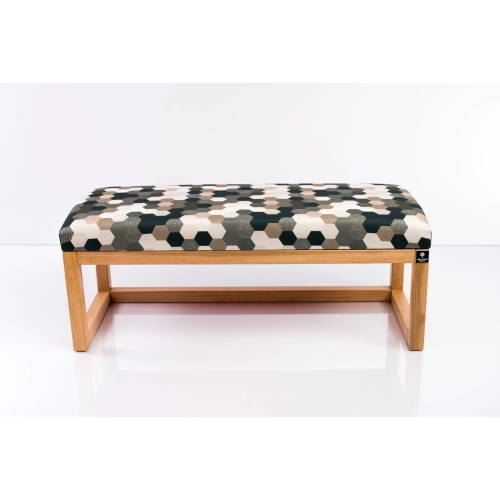 Ławka Pufa Tapicerowana Siedzisko Gładkie Print AC2 LPG-2 Rozmiary od 50 cm do 200 cm