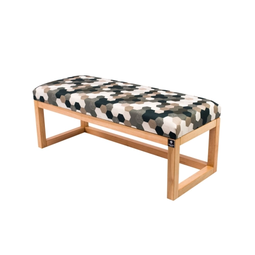 Ławka Pufa Tapicerowana Siedzisko Gładkie Print AC2 LPG-2 Rozmiary od 50 cm do 200 cm