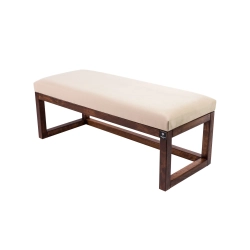 Ławka Pufa Tapicerowana Siedzisko Gładkie Beż LPG-2 Rozmiary od 50 cm do 200 cm