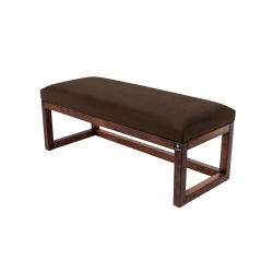 Ławka Pufa Tapicerowana Siedzisko Gładkie Brązowy LPG-2 Rozmiary od 50 cm do 200 cm