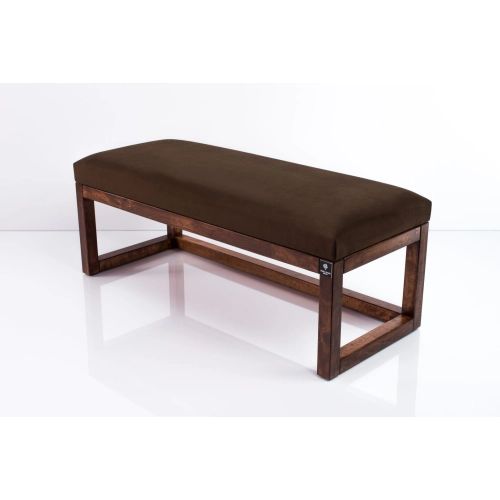 Ławka Pufa Tapicerowana Siedzisko Gładkie Brązowy LPG-2 Rozmiary od 50 cm do 200 cm