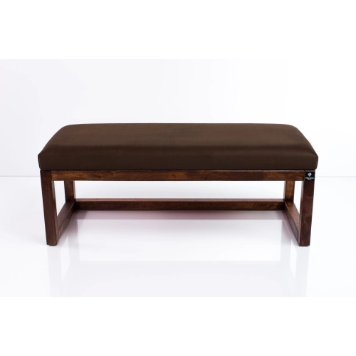Ławka Pufa Tapicerowana Siedzisko Gładkie Brązowy LPG-2 Rozmiary od 50 cm do 200 cm