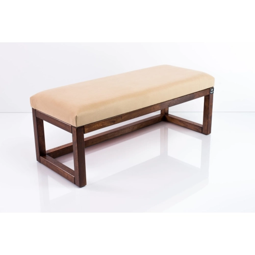 Ławka Pufa Tapicerowana Siedzisko Gładkie Cappuccino LPG-2 Rozmiary od 50 cm do 200 cm