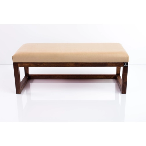 Ławka Pufa Tapicerowana Siedzisko Gładkie Cappuccino LPG-2 Rozmiary od 50 cm do 200 cm