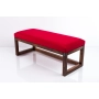 Ławka Pufa Tapicerowana Siedzisko Gładkie Czerwony LPG-2 Rozmiary od 50 cm do 200 cm