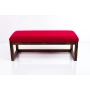 Ławka Pufa Tapicerowana Siedzisko Gładkie Czerwony LPG-2 Rozmiary od 50 cm do 200 cm