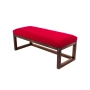 Ławka Pufa Tapicerowana Siedzisko Gładkie Czerwony LPG-2 Rozmiary od 50 cm do 200 cm