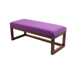 Ławka Pufa Tapicerowana Siedzisko Gładkie Fioletowy LPG-2 Rozmiary od 50 cm do 200 cm