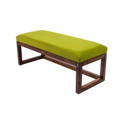 Ławka Pufa Tapicerowana Siedzisko Gładkie Zieleń Pistacja LPG-2 Rozmiary od 50 cm do 200 cm