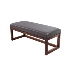 Ławka Pufa Tapicerowana Siedzisko Gładkie Ekoskóra Grafit LPG-2 Rozmiary od 50 cm do 200 cm