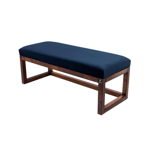 Ławka Pufa Tapicerowana Siedzisko Gładkie Granatowy LPG-2 Rozmiary od 50 cm do 200 cm