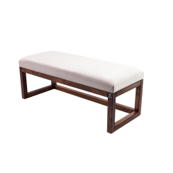 Ławka Pufa Tapicerowana Siedzisko Gładkie Srebrny LPG-2 Rozmiary od 50 cm do 200 cm