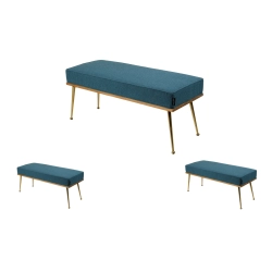 Ławka Pufa Tapicerowana Siedzisko Hamilton 2811 LPG-2008 Dąb Loft Rozmiary od 50 cm do 140 cm