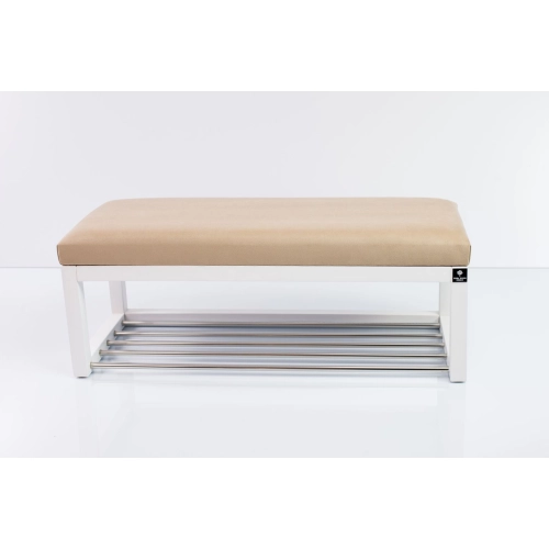 Ławka Pufa Tapicerowana Siedzisko Gładkie Beż LPG-4 Rozmiary od 50 cm do 200 cm