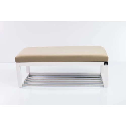 Ławka Pufa Tapicerowana Siedzisko Gładkie Beż LPG-4 Rozmiary od 50 cm do 200 cm