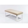 Ławka Pufa Tapicerowana Siedzisko Gładkie Beż LPG-4 Rozmiary od 50 cm do 200 cm