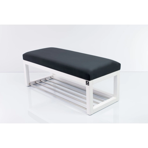 Ławka Pufa Tapicerowana Siedzisko Gładkie Grafitowy LPG-4 Rozmiary od 50 cm do 200 cm