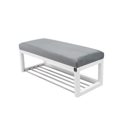 Ławka Pufa Tapicerowana Siedzisko Gładkie Popiel LPG-4 Rozmiary od 50 cm do 200 cm