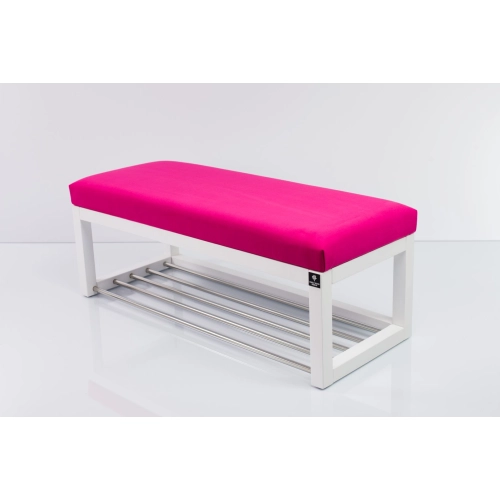 Ławka Pufa Tapicerowana Siedzisko Gładkie Różówy LPG-4 Rozmiary od 50 cm do 200 cm