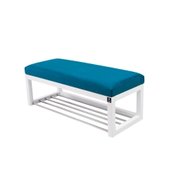 Ławeczka Pufa Tapicerowana Siedzisko Gładkie Turkus LPG-4 Rozmiary od 50 cm do 200 cm