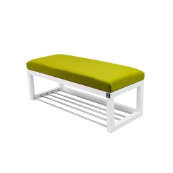 Ławka Pufa Tapicerowana Siedzisko Gładkie Zieleń Pistacja LPG-4 Rozmiary od 50 cm do 200 cm
