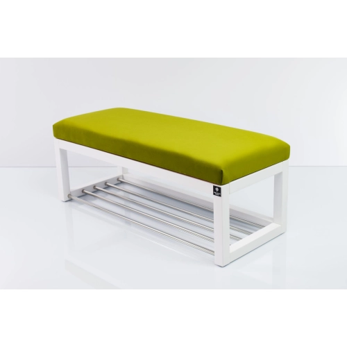 Ławka Pufa Tapicerowana Siedzisko Gładkie Zieleń Pistacja LPG-4 Rozmiary od 50 cm do 200 cm