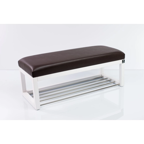 Ławka Pufa Tapicerowana Siedzisko Gładkie Ekoskóra Brąz LPG-4 Rozmiary od 50 cm do 200 cm