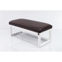 Ławka Pufa Tapicerowana Siedzisko Gładkie Ekoskóra Brąz LPG-4 Rozmiary od 50 cm do 200 cm