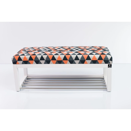 Ławeczka Pufa Tapicerowana Siedzisko Gładkie LPG-4 Mercure 02 Rozmiary od 50 cm do 200 cm