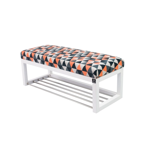 Ławeczka Pufa Tapicerowana Siedzisko Gładkie LPG-4 Mercure 02 Rozmiary od 50 cm do 200 cm