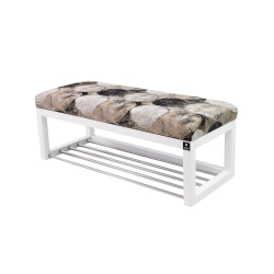 Ławeczka Pufa Tapicerowana Siedzisko Gładkie LPG-4 Nodo 1396 Rozmiary od 50 cm do 200 cm