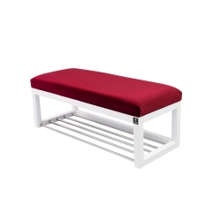 Ławka Pufa Tapicerowana Siedzisko Gładkie Bordowy LPG-4 Rozmiary od 50 cm do 200 cm