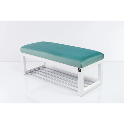 Ławka Pufa Tapicerowana Siedzisko Gładkie Mięta LPG-4 Rozmiary od 50 cm do 200 cm