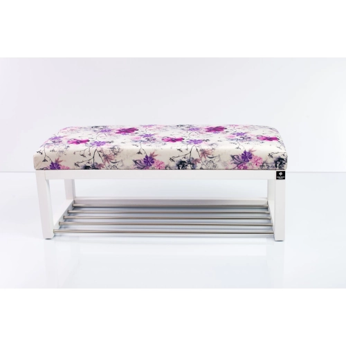 Ławeczka Pufa Tapicerowana Siedzisko Gładkie LPG-4 Print AB3 Rozmiary od 50 cm do 200 cm