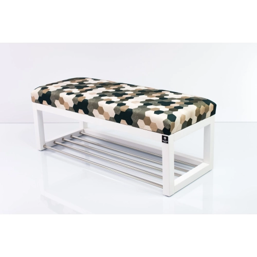 Ławeczka Pufa Tapicerowana Siedzisko Gładkie LPG-4 Print AC2 Rozmiary od 50 cm do 200 cm