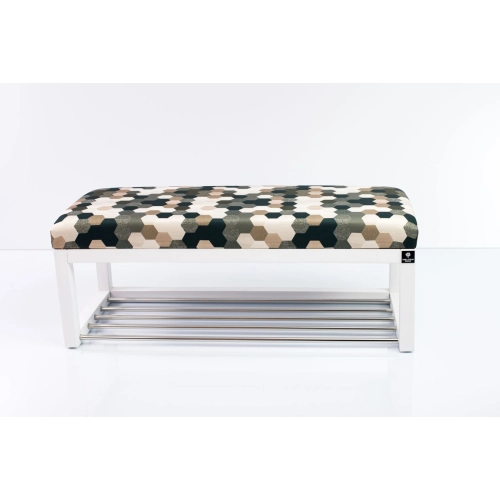 Ławeczka Pufa Tapicerowana Siedzisko Gładkie LPG-4 Print AC2 Rozmiary od 50 cm do 200 cm