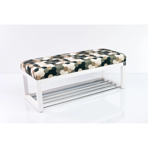 Ławeczka Pufa Tapicerowana Siedzisko Gładkie LPG-4 Print AC2 Rozmiary od 50 cm do 200 cm