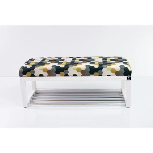 Ławeczka Pufa Tapicerowana Siedzisko Gładkie LPG-4 Print AC6 Rozmiary od 50 cm do 200 cm