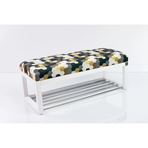 Ławeczka Pufa Tapicerowana Siedzisko Gładkie LPG-4 Print AC6 Rozmiary od 50 cm do 200 cm