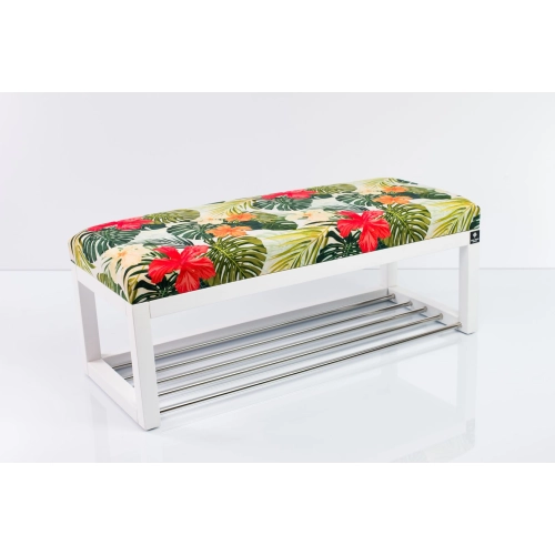 Ławeczka Pufa Tapicerowana Siedzisko Gładkie LPG-4 Tropic 02 Rozmiary od 50 cm do 200 cm