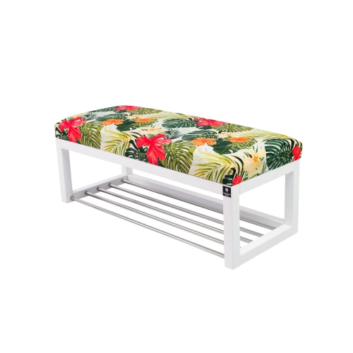 Ławeczka Pufa Tapicerowana Siedzisko Gładkie LPG-4 Tropic 02 Rozmiary od 50 cm do 200 cm