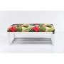 Ławeczka Pufa Tapicerowana Siedzisko Gładkie LPG-4 Tropic 02 Rozmiary od 50 cm do 200 cm