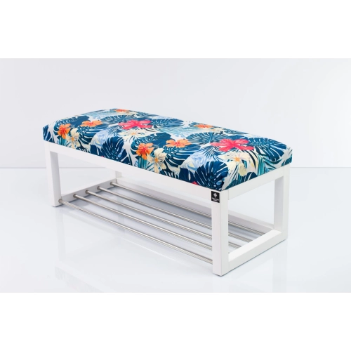 Ławeczka Pufa Tapicerowana Siedzisko Gładkie LPG-4 Tropic 03 Rozmiary od 50 cm do 200 cm