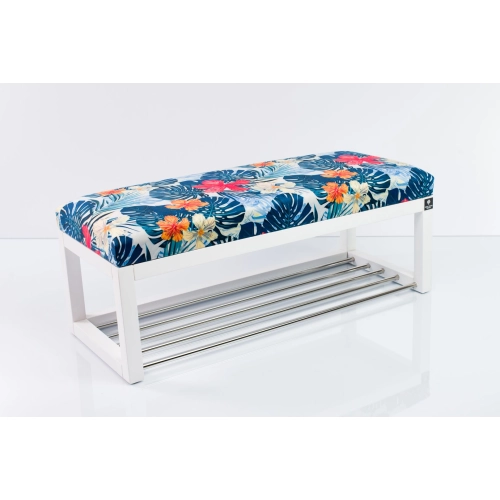 Ławeczka Pufa Tapicerowana Siedzisko Gładkie LPG-4 Tropic 03 Rozmiary od 50 cm do 200 cm