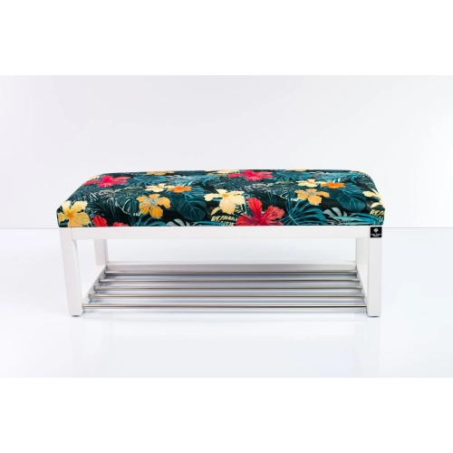 Ławeczka Pufa Tapicerowana Siedzisko Gładkie LPG-4 Tropic 04 Rozmiary od 50 cm do 200 cm