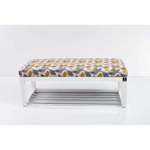 Ławeczka Pufa Tapicerowana Siedzisko Gładkie LPG-4 Ginco Rozmiary od 50 cm do 200 cm