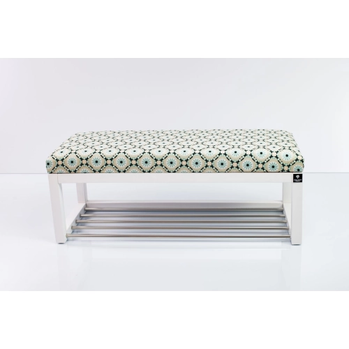 Ławeczka Pufa Tapicerowana Siedzisko Gładkie LPG-4 Mandala Koło Rozmiary od 50 cm do 200 cm