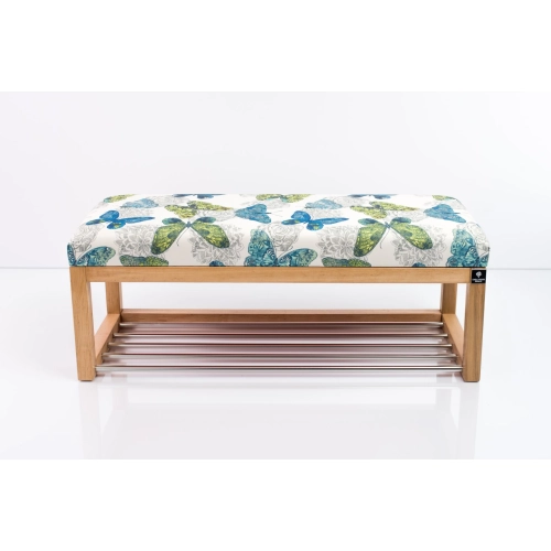 Ławeczka Pufa Tapicerowana Siedzisko Gładkie Butterfly 03 Rozmiary od 50 cm do 200 cm