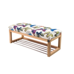 Ławeczka Pufa Tapicerowana Siedzisko Gładkie Butterfly 04 Rozmiary od 50 cm do 200 cm