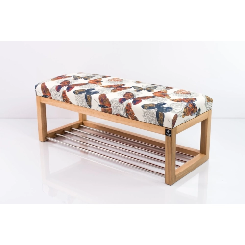 Ławeczka Pufa Tapicerowana Siedzisko Gładkie Butterfly 05 Rozmiary od 50 cm do 200 cm